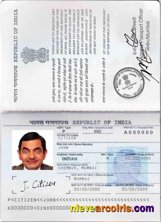 India passport 2013 – present